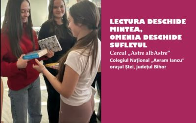 LECTURA DESCHIDE MINTEA, OMENIA DESCHIDE SUFLETUL