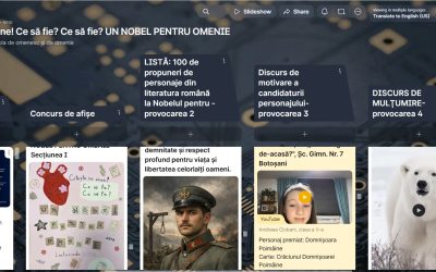 CE SĂ FIE? CE SĂ FIE? UN NOBEL PENTRU OMENIE!