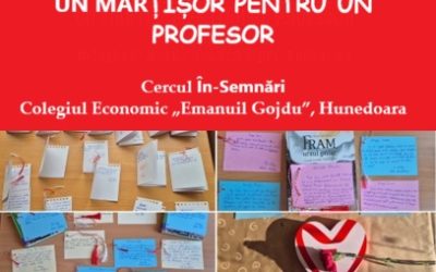 UN MĂRȚIȘOR PENTRU UN PROFESOR